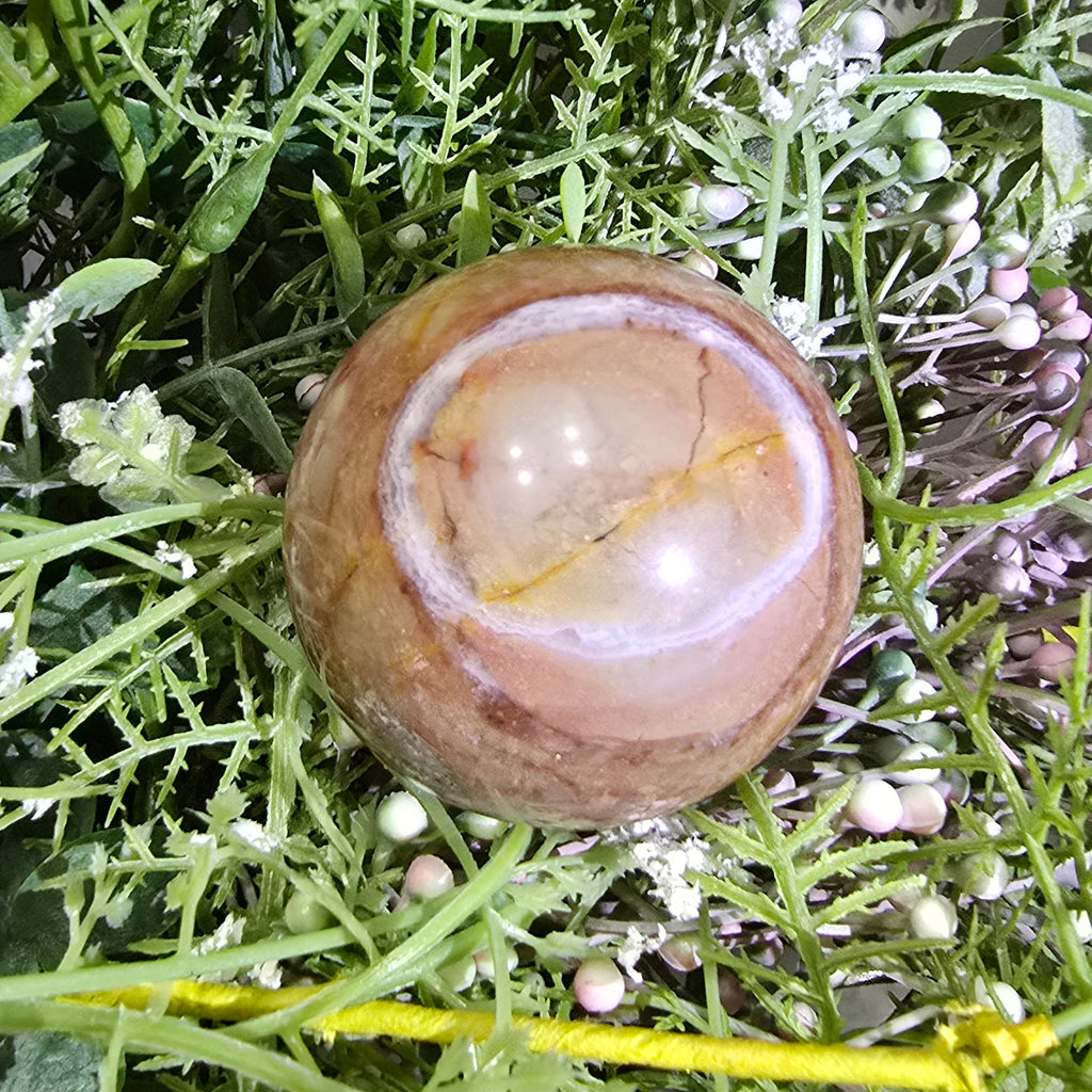 Amethyst Agate Sphere