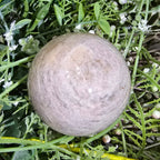Peach moonstone sphere