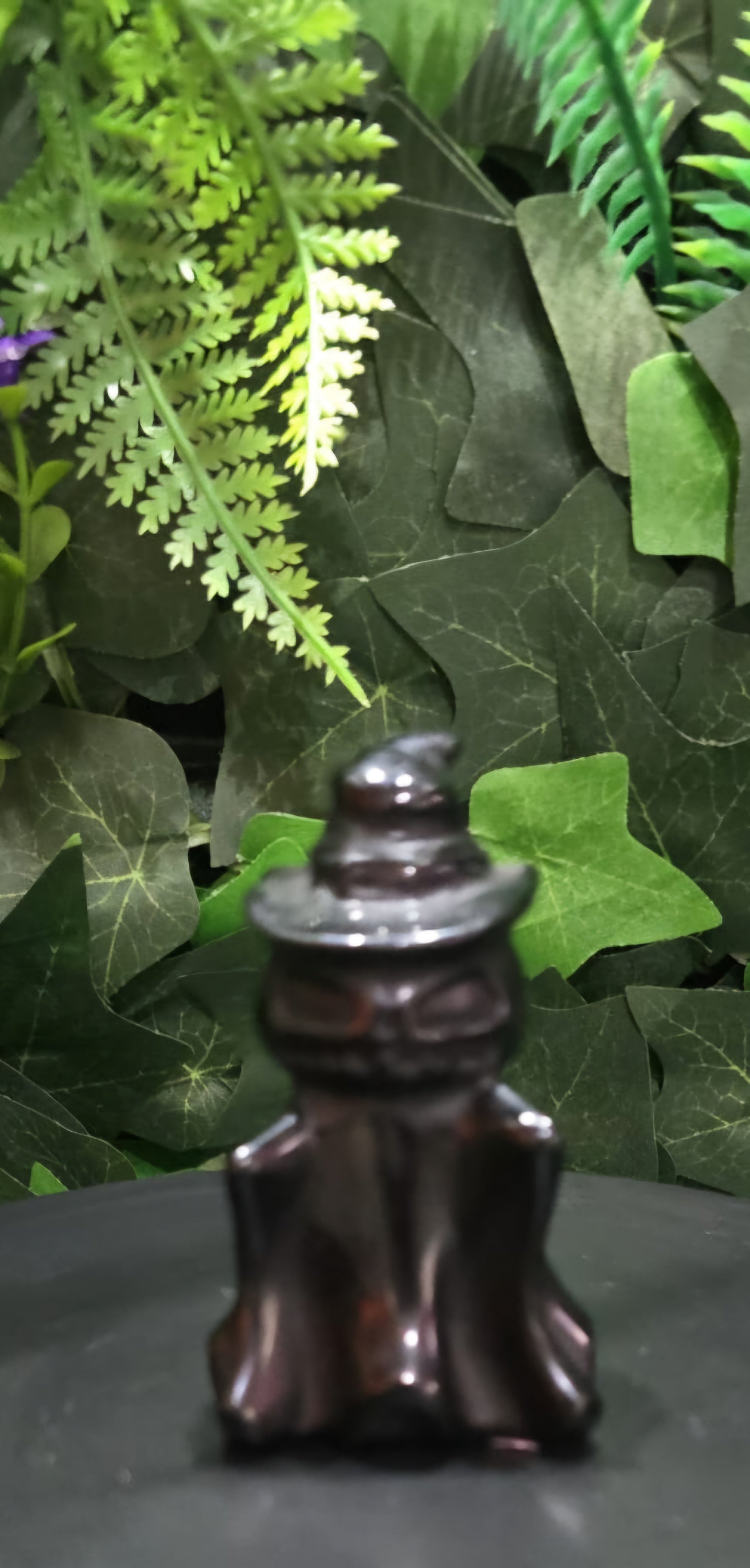 Black Obsidian Pumpkin head ghost