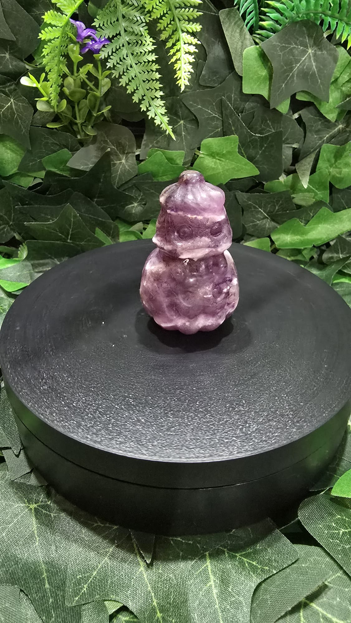 Amethyst creepy pumpkin