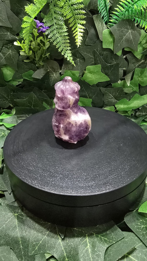 Amethyst creepy pumpkin