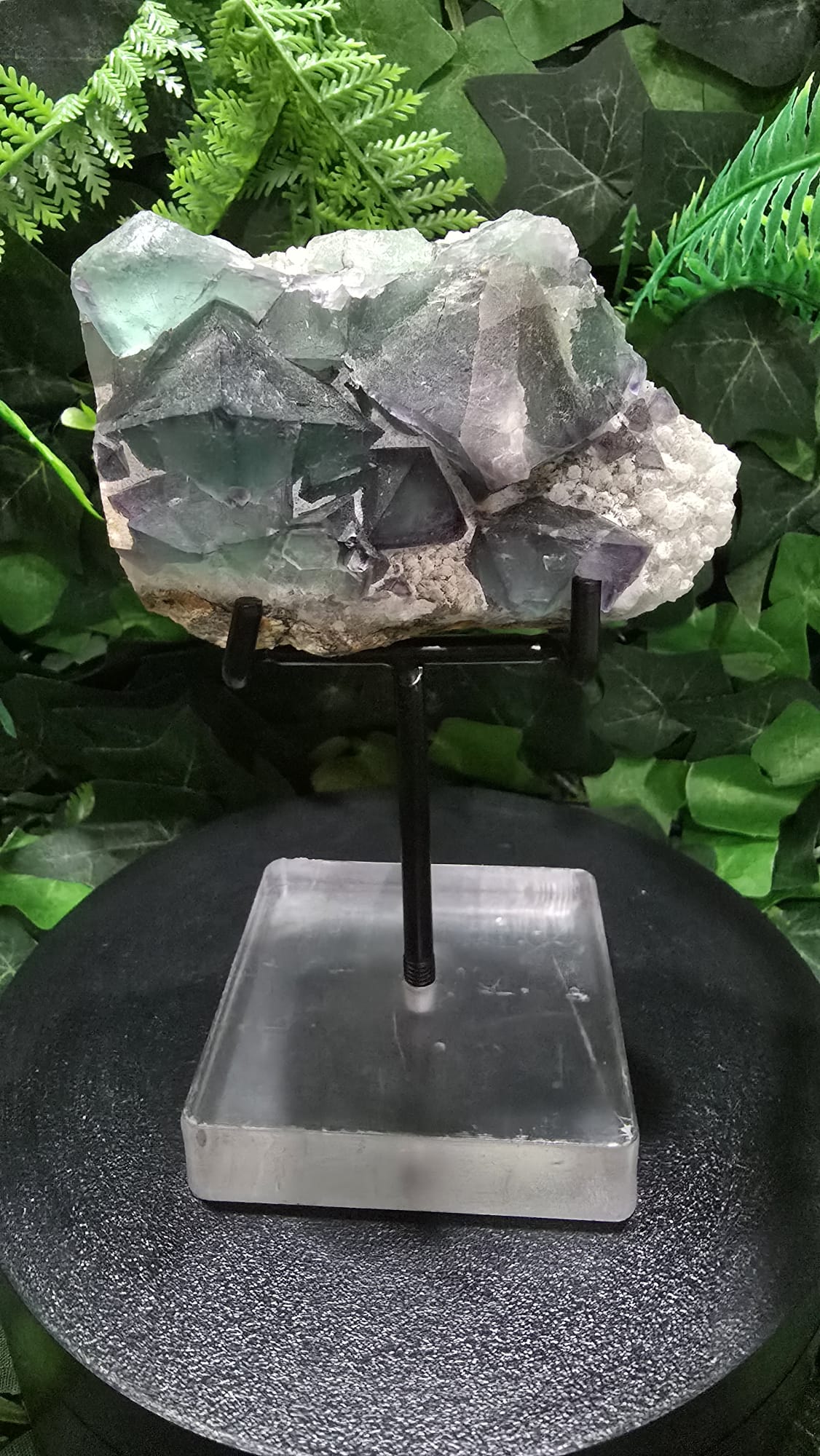 Green and purple Flourite