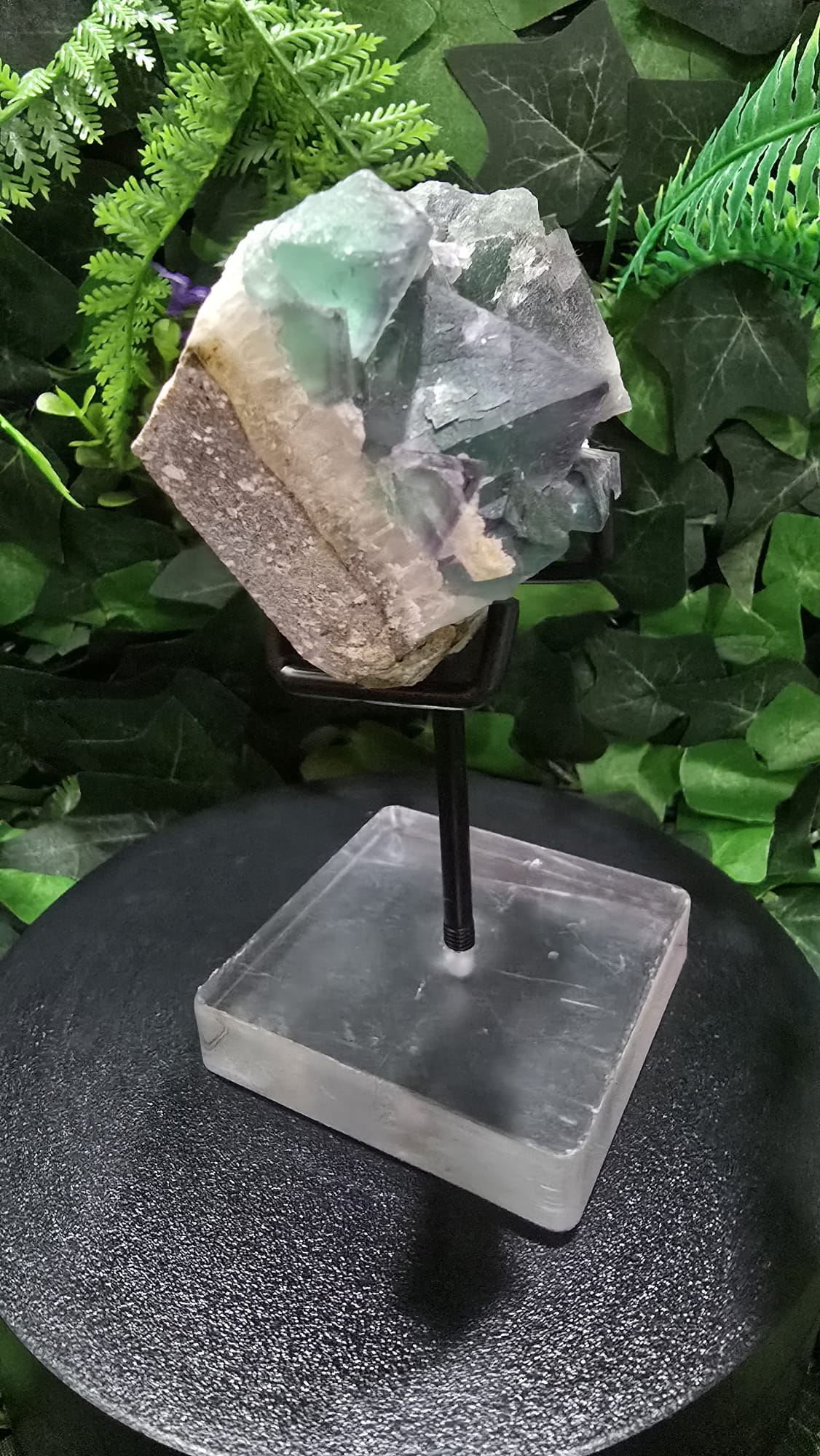 Green and purple Flourite