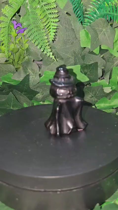 Black Obsidian Pumpkin head ghost