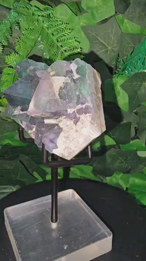 Green and purple Flourite